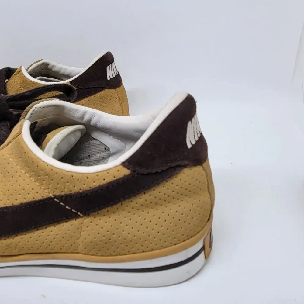 Nike 318333-721 Sweet Classic Mens Mustard Yellow Suede Sneakers US 10 EUR 44